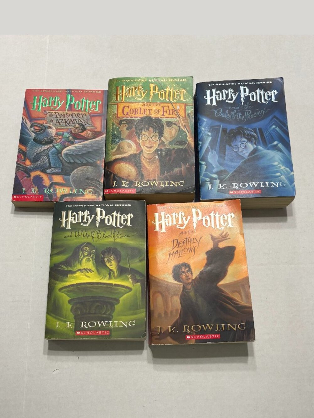 Harry Potter Book Series Collection (5 Books) #3-7